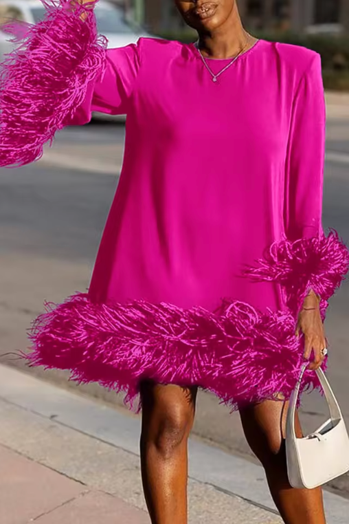 CIARN - MINI FEATHER DRESS