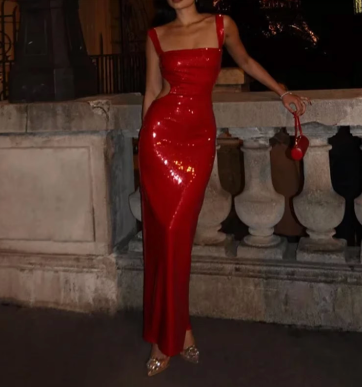 AVA - MAXI SEQUIN DRESS