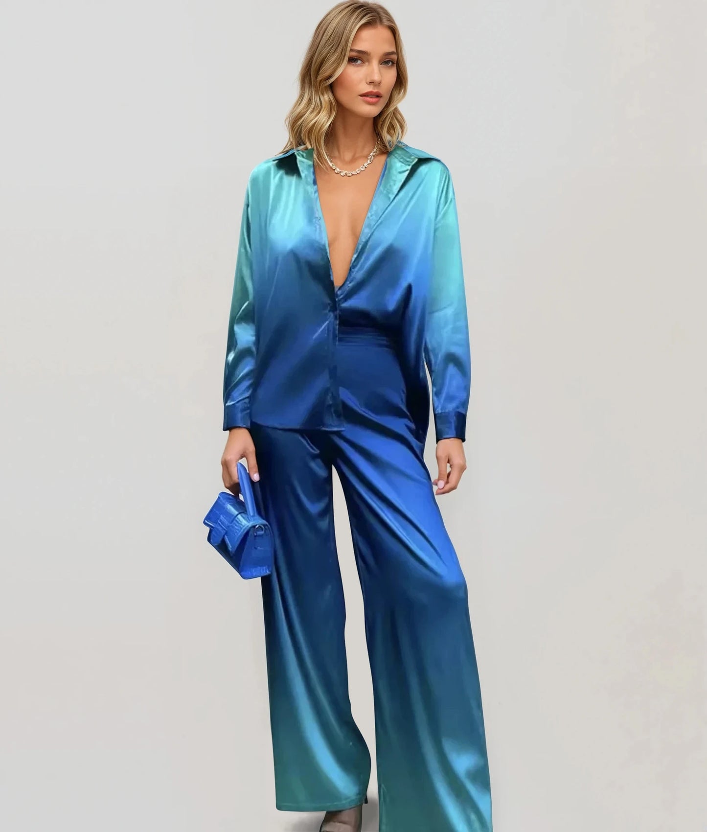 AMBER - BLUE TWO PIECE SET