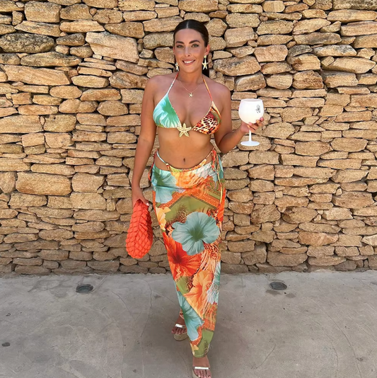 SANDRA - THREE-PIECE BIKINI SET