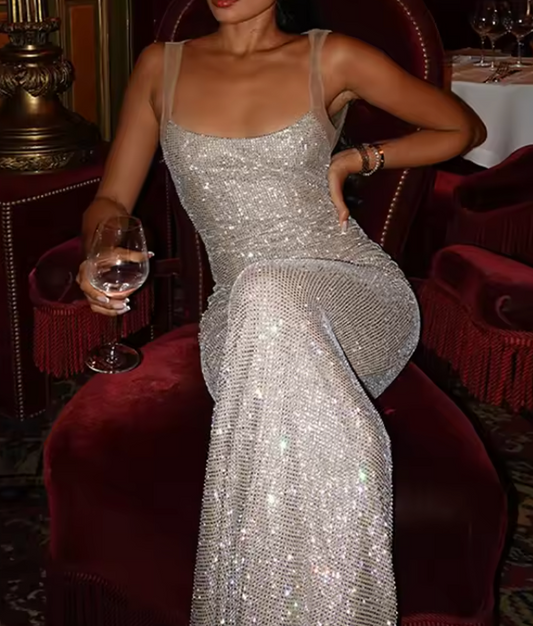 INES - MAXI SEQUIN DRESS