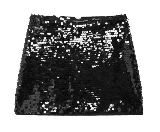 HARPER - DARK SEQUIN SKIRT