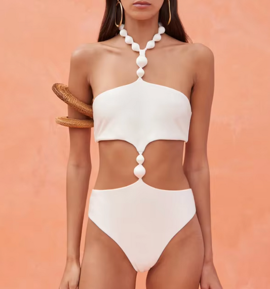 PEARL WHITE ONE-PIECE