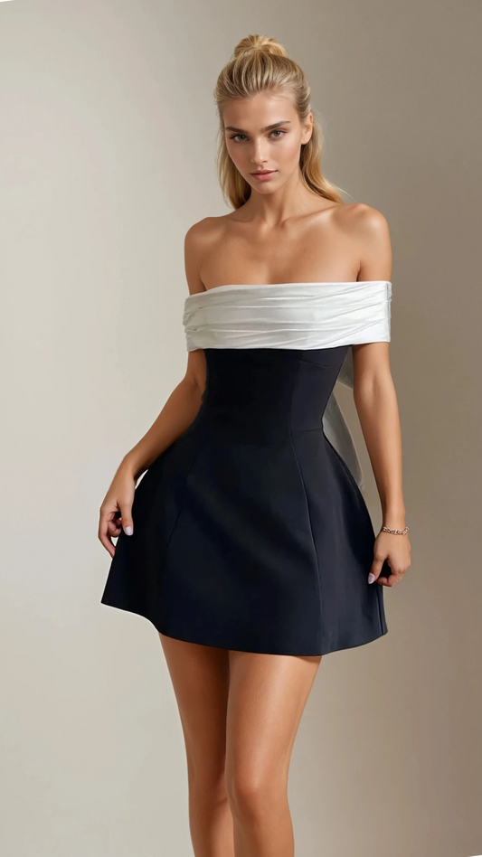 AURELIA - MINI BLACK DRESS